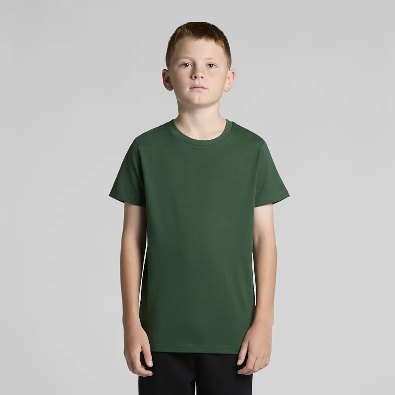 AS Colour Youth Staple Tee in Forest Green